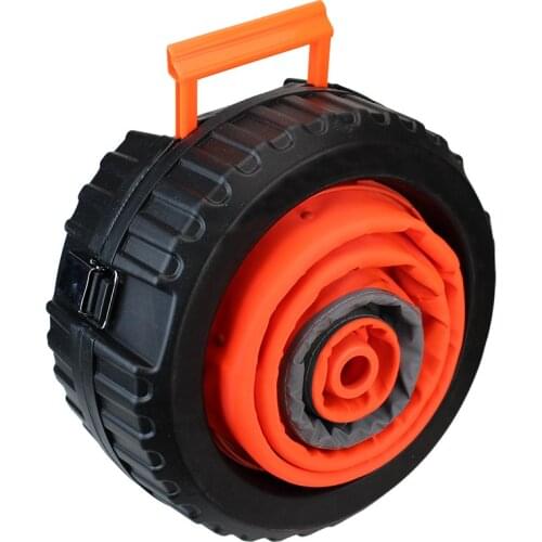 14 pcs Automobile Car Tools Set Tire Shape Rescue Tools Kit Battery cable Trailer rope safety hammer Road cone Warning HTS032