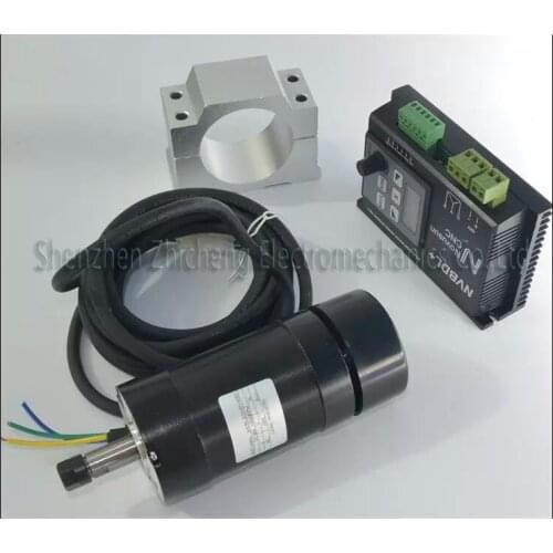 New engraving machine brushless spindle motor + drive suite, no Holzer, with control panel