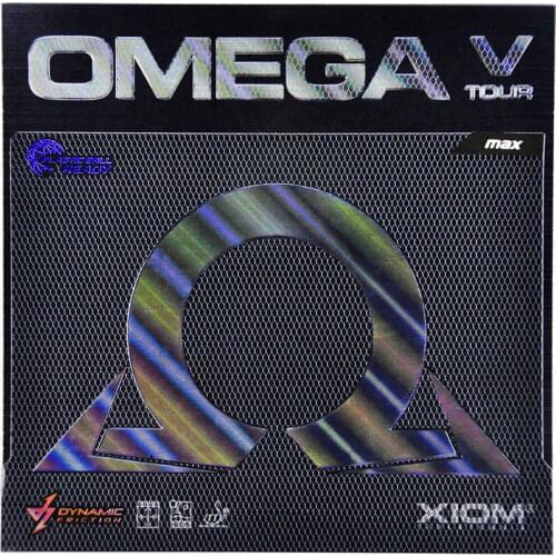 XIOM OMEGA V Tour Table Tennis Rubber quick attack loop pimples in with sponge ping pong tenis de mesa