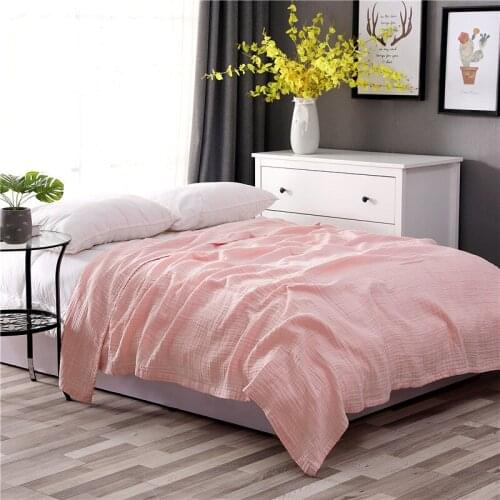 3Layers 100% Cotton Gauze Muslin Throw Blanket for Bed Cotton Bed Cover Sofa Summer Bedspread for Kids Adults Charcoal