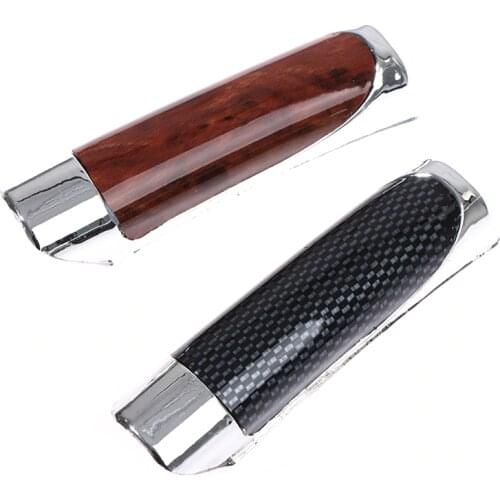 1PC Universal Fashion Car Decoration ABS Anti-slip Handbrake Covers Auto Gear Shift Collars