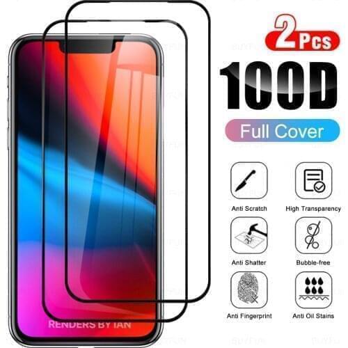 2Pcs Full Cover Protective Tempered Glass For iPhone 13 Pro Max Phone Screen Protector Glass Film For APPLE iPhone13 13Pro Aifon