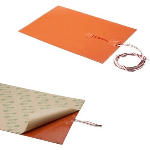 230v 630w 300*600mm Silicone Heater Mat 3D Printer Heated Bed C/W Adhesive and 100k Thermistor