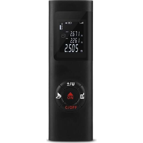 40M Mini Laser Distance Meter USB Rechargeable Infrared Rangefinder Digital Portable Range Finder Measure Diastimeter