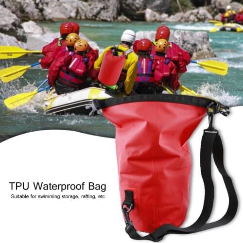 5L Waterproof Dry Bag Outdoor Diving Foldable Lightweight Beach Swimming Floating Stuff Bag Rafting River Ocean Backpack