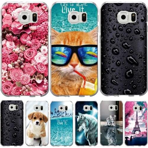 Case For Samsung Galaxy S7 Case Cover for Samsung Galaxy S5 S6 Case Silicon Cover for Samsung S7 S6 G920F S5 i9600 Cover Fundas