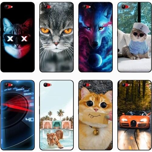 For VIVO Y81 Case Rose Wolf Cute Patterned Cover Soft Silicon Phone Case for Vivo Y81 Top Quality