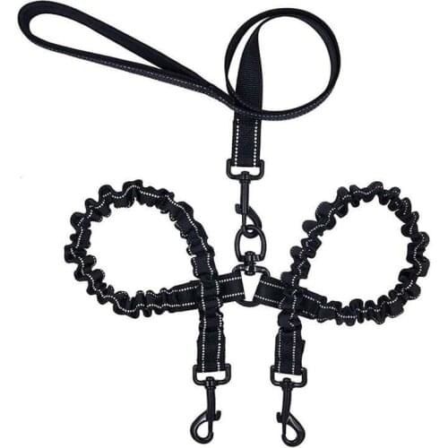 Double Dual Dog Leash,No Tangle Dog Lead With Padded Handle For Two Dogs