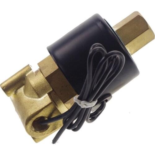 AC110V Water Air Gas Fuel Normal Open Electric Solenoid Valve 1/4" BSPP