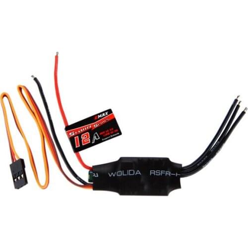 Emax 12A SimonK Firmware Brushless Electric Speed Controller ESC w/ Connectors for 1806 2280KV Motor for Mini Quadcopter QAV 250