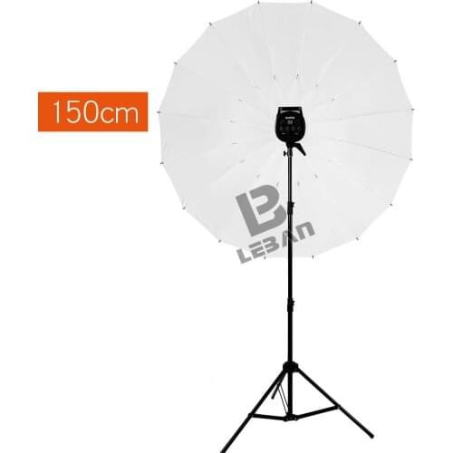 GODOX Umbrella Studio Photogrphy 60" 150cm White Soft light Lighting Umbrellas +2m Light Stand +Type B