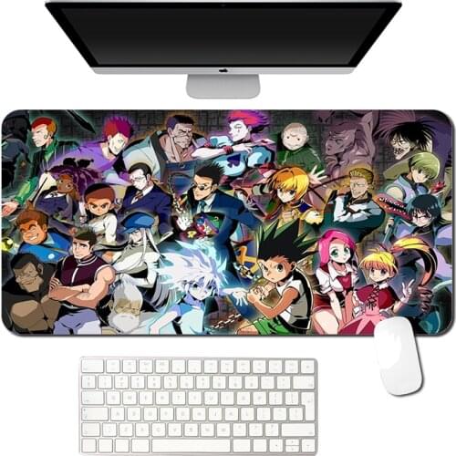Hunter X Hunter Mouse Pad Gamer Gaming Pc Table Large Keyboard Mousepad Anime Computer Desk Mat Kawaii Gamers Accessories Rugs