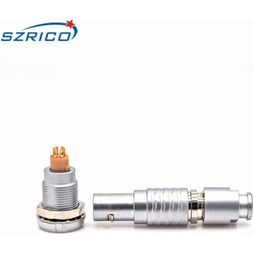 M12 Connector 1B FGG ECG male female plug Socket 2 3 4 5 6 7 8 10 14 16Pin Electronic cable wire Circular Connector