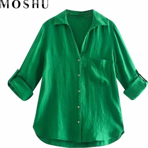 Блузки с воланом MOSHU China At AliExpress