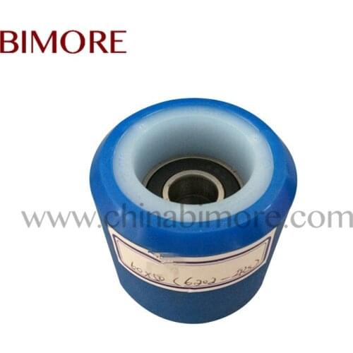 XAA290CZ1,Escalator Handrail Support Chain Roller OD60mm Thickness 55mm Bearing 6202RS