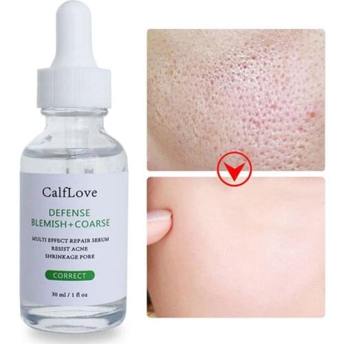 Salicylic Acid Shrink Pores Face Serum Essence Pore Treatment Moisturizing Hyaluronic Acid Purify Repair Oil Control Skin Care