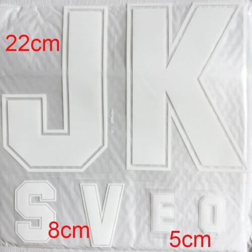 Iron on Patches Letter DIY Basketball jersey number Clothes Bag Cap Fashion Hotfix Sticker