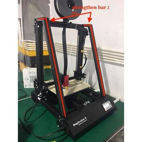 WANHAO D9/500 Rib Strengthen Bar 2pcs with 4pcs M5*10mm bolt and nut