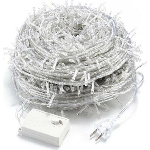 10M 100LEDs Car Atmosphere Light Warm White Colofurl String Fairy Light Outdoor Party RV Decorative Lamp Camper Accessories