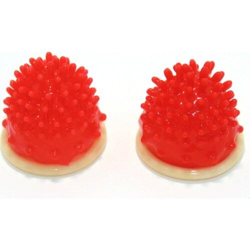 10 Pcs Vagina Massage Condoms Soft Spines G-spot Sleeve Jelly Packaging Condom Adult Sex Products for Men