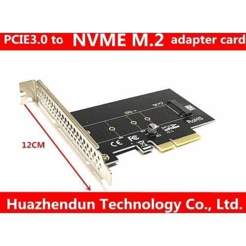 10PCS / PCIE3.0X4 to NVME M.2 High Speed Expansion Card M KEY NGFF SSD adapter card