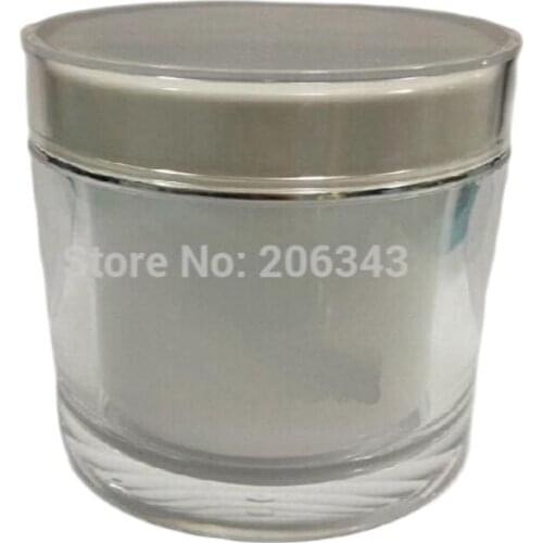 200G acrylic pearl white round cream bottle ,cosmetic container,,cream jar,Cosmetic Jar,Cosmetic Packaging