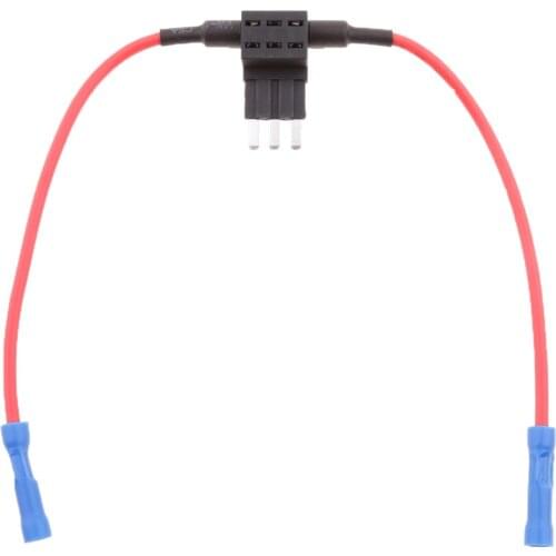 3-Pin Micro Blade Fuse Tap Holder for Car Light Alarm Locator Audio Player