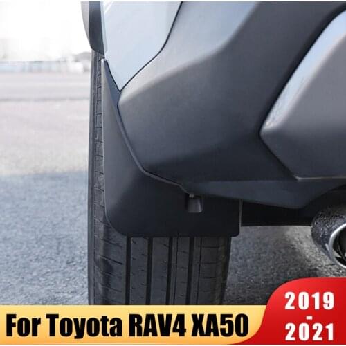 4pcs/set Car Front Rear Mudflaps Mud Flaps Splash Guards Fender Mudguards For Toyota RAV4 RAV 4 2019 2020 2021 XA50 Accessories