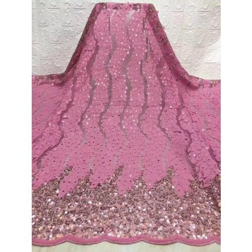 African Lace Fabric Embroidered Nigerian Lace Fabric Bride High Quality French Tulle Lace Fabric For Womens Clothes D3611