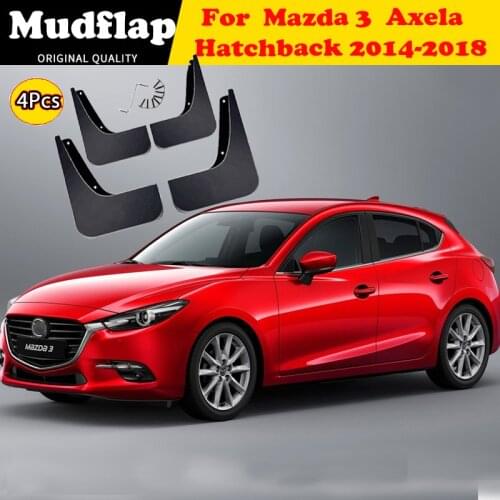 Car Mudguards For Mazda 3 Axela Hatchback 2014 2015 2016 2017 2018 Front Rear Fender Cladding Splash Mud Flaps Wheel Accessories