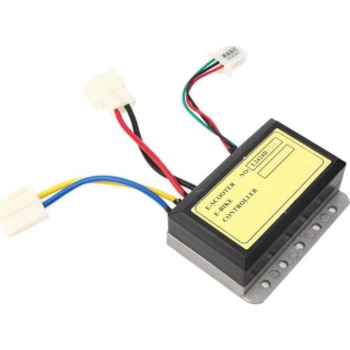 E-Bike 12V 250W Brushed Controller Electric Bicycle 3 Wire Speed Regulator for Electric Scooter Foldable Electric Car