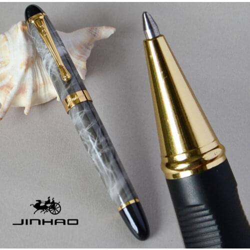 JINHAO X450 GREY MARBLE AND GOLDEN ROLLER BALL PEN PURPLE BLUE PINK RED CORAL WHITE GREEN BLACK 21 COLORS FOR CHOOSE JINHAO 450