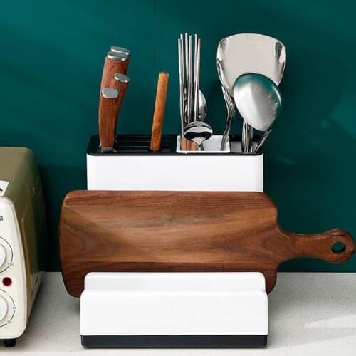 Kitchen Multifunction Knife Holder Chopsticks Storage Shelf Rack Tool Block Stand Home Kitchen Accessories Practical