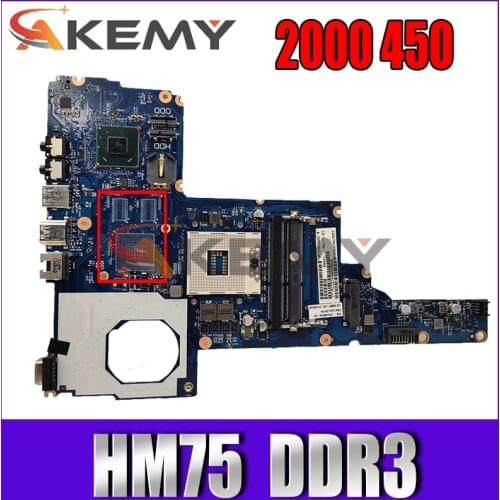 Laptop Motherboard For HP 2000 450 Main Board 685107-001 685107-501 PGA989 HM75 J8F DDR3 Full tested