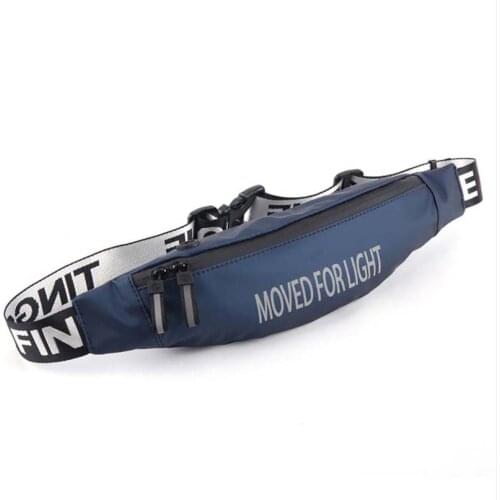 Fashion Trendy Men Waist Bags Waterproof Sports Mobile Phone Bag Outdoor Crossbady Waist Bags