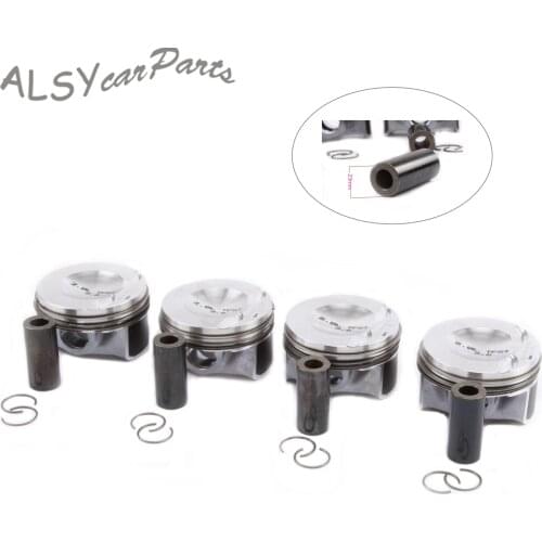 06H 107 065 DD 23MM Pistons Kit For Audi A4 A5 A6 Q5 Q7 TT VW Passat CC Tiguan Sharan Golf Jetta Skoda Octavia Superb Seat 2.0T