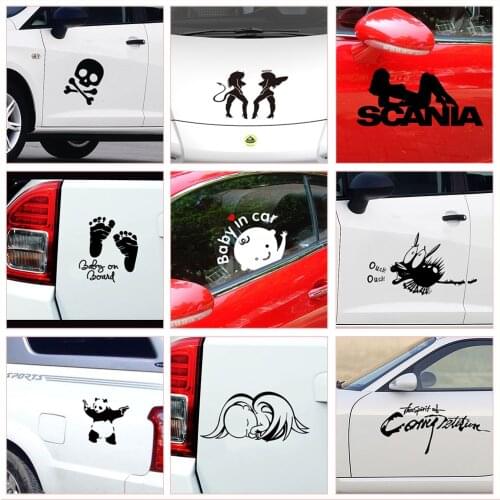 Baby On Board Creative Pattern Quotes Car Stickers Waterproof Cars Styling Exterior Decoration Accessories Diy funny Vinyl Decal