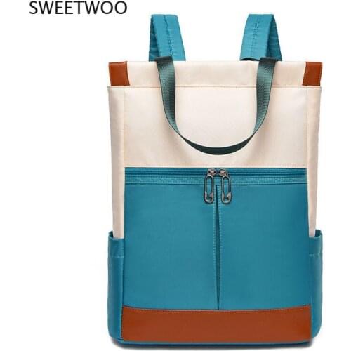 Oxford Women Backpacks Girls Book Bags Fashion Lady Shoulder Backpack Waterproof Anti-theft Business Bag Teenage Girl Laptop Bag