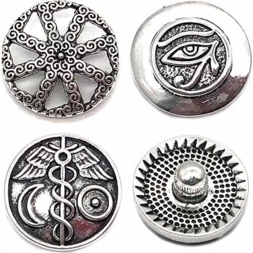 Wholesale metal Rhinestone Snap Buttons W087 Alloy Diy Jewelry fit 18mm Snap button Necklaces/Bracelets for women