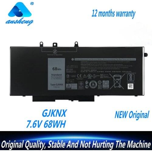 Genuine GJKNX Laptop Battery For Dell Latitude E5480 5580 5490 5590 For DELL Precision M3520 M3530 GD1JP 7.6V 68WH