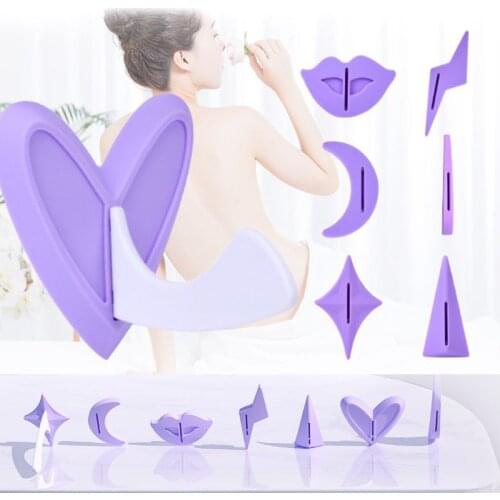 Depilation Appliance Heart Triangle Lip Star Shape Pubic Hair Trimmer Pubic Hair Shaping Template Razor Bikini Shaving Stencil