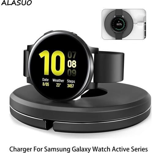 Silicone Wireless Charger With USB Type C Charging Cable For Samsung Active 1/2 Galaxy Watch 3 Fast Charge Dock Base For Samsung
