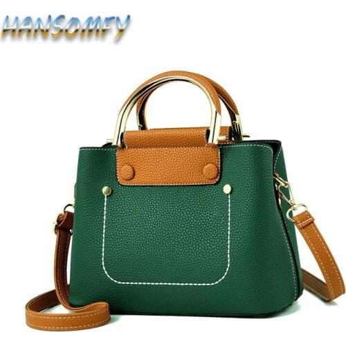 HANSOMFY Direct sales Women handbags 2019 New bag female fashion handbag Crossbody European air type single shoulder bag LD-71