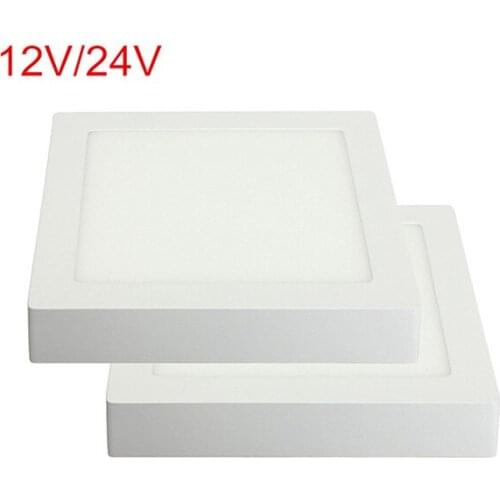 Ultra Bright 9W 15W 25W LED Panel Light Square Shape LED Surface mounted Ceiling light 12V/24V,LED Driver include