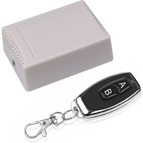 Kebidu Universal Wireless Remote Control Switch For Garage Door Electric Door DC 12V 24V 2CH RF Relay Receiver Transmitter