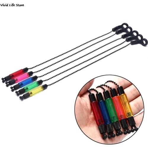 1pc Carp Fishing Alarms Swinger Fishing Hangers Bobbins Swingers For Fishing Bite Alarm Indicator Red/Pink/Yellow/Blue/Green