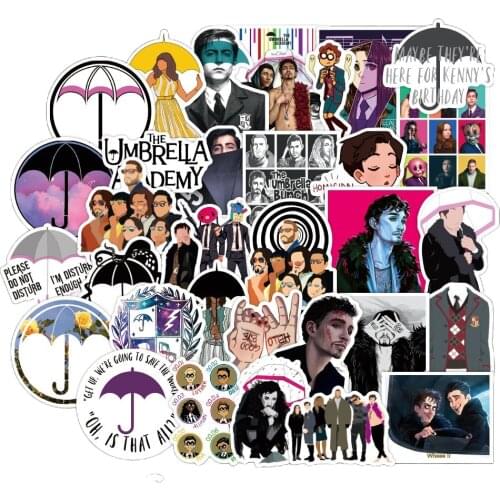 10/50pcs The Umbrella Academy American Personality Stickers Graffiti Suitcase Luggage Guitar Waterproof manga laptop Car Sticker