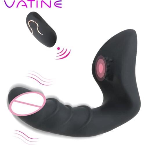 10 Frequency Prostate Massager Anal Dildo Vibrators Anal Plug Sex toy for Men Wireless Remote Control Adult Toy