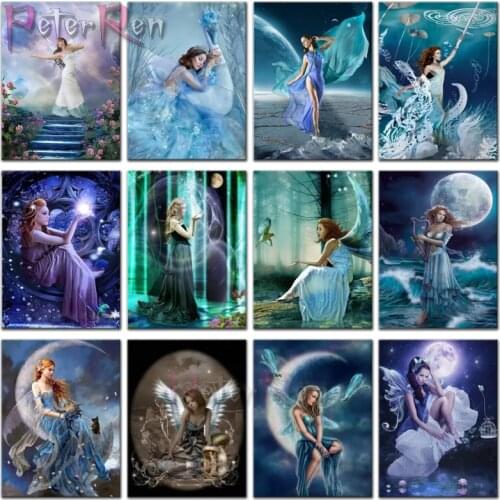 Diamond Painting DIY 5D Mosaic Cross Stitch Crystal Needlework Portrait woman Daimond Paiting Full Diamont embroidery girls Gift