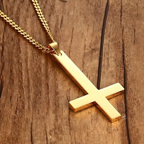 Granny Chic Classic Mens Silver Color Cross Pendant Necklace 24" Stainless Steel Link Chain Necklace Christ Faith Prayer Jewelry